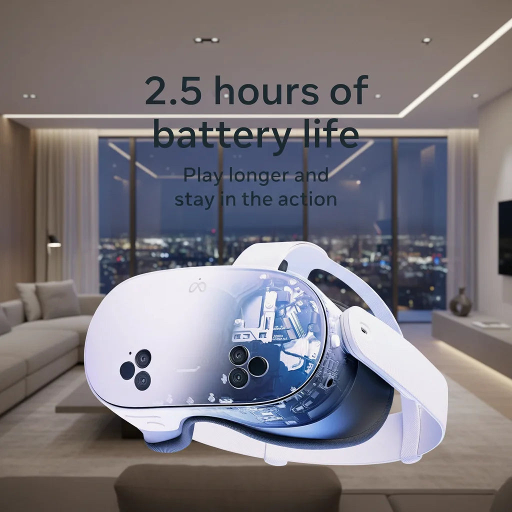 Meta Quest 3S 256GB VR/MR Headset, Standalone All-in-One Immersive Experience Device