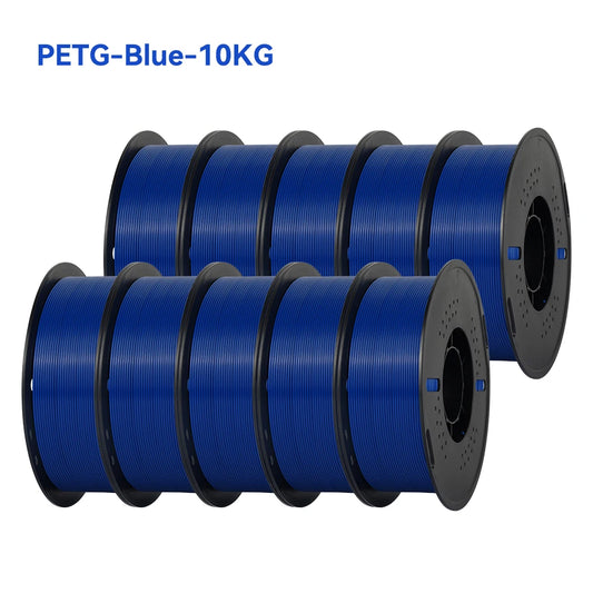 10KG 1.75mm PETG Filament Tangle-Free, High Quality 3D Printing Eco-friendly Plastic Consumables 22LBS, Vacuum Packaging 3D Printing