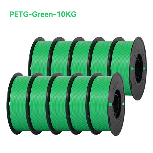 10KG 1.75mm PETG Filament Tangle-Free, High Quality 3D Printing Eco-friendly Plastic Consumables 22LBS, Vacuum Packaging 3D Printing