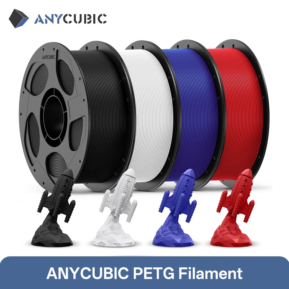 ANYCUBIC 3KG PETG 3D Printer Filament 1.75mm PLA 3D Printer Filament For Kobra FDM 3D Printer Toy Model Printing MateriaL
