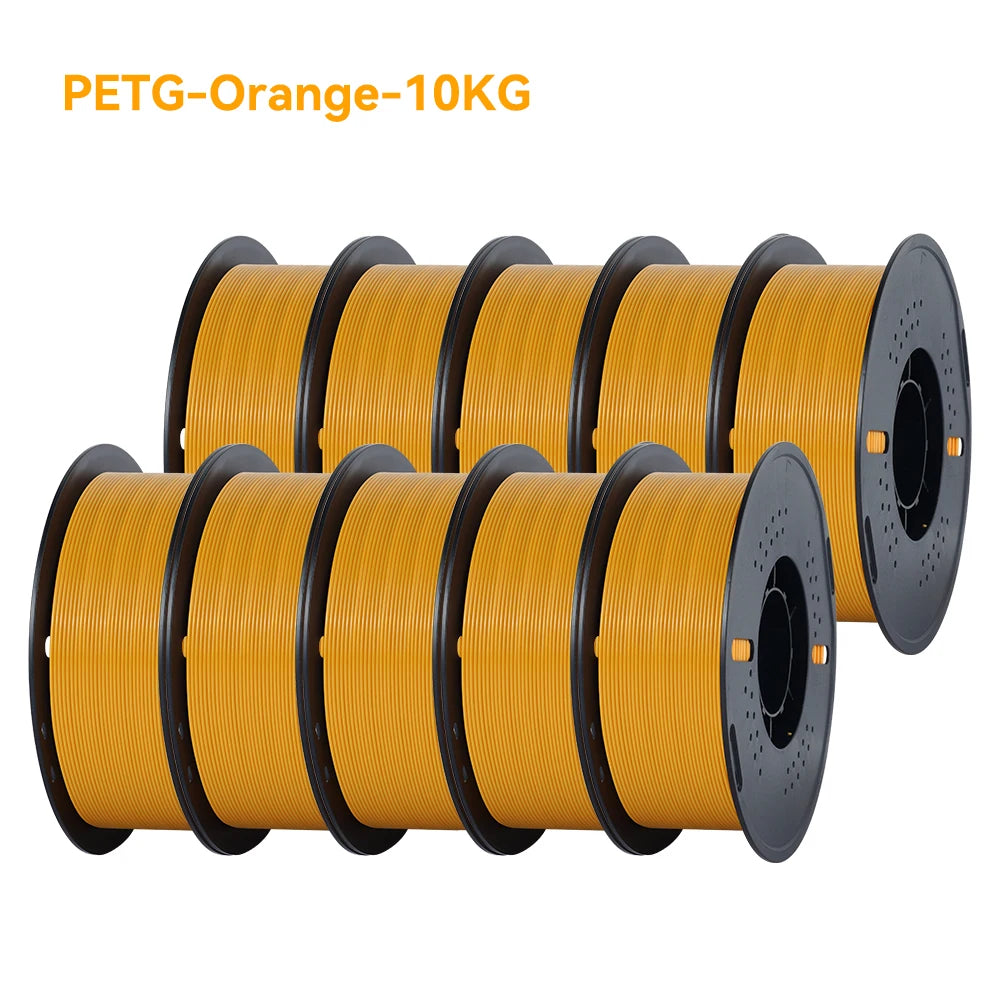 10KG 1.75mm PETG Filament Tangle-Free, High Quality 3D Printing Eco-friendly Plastic Consumables 22LBS, Vacuum Packaging 3D Printing