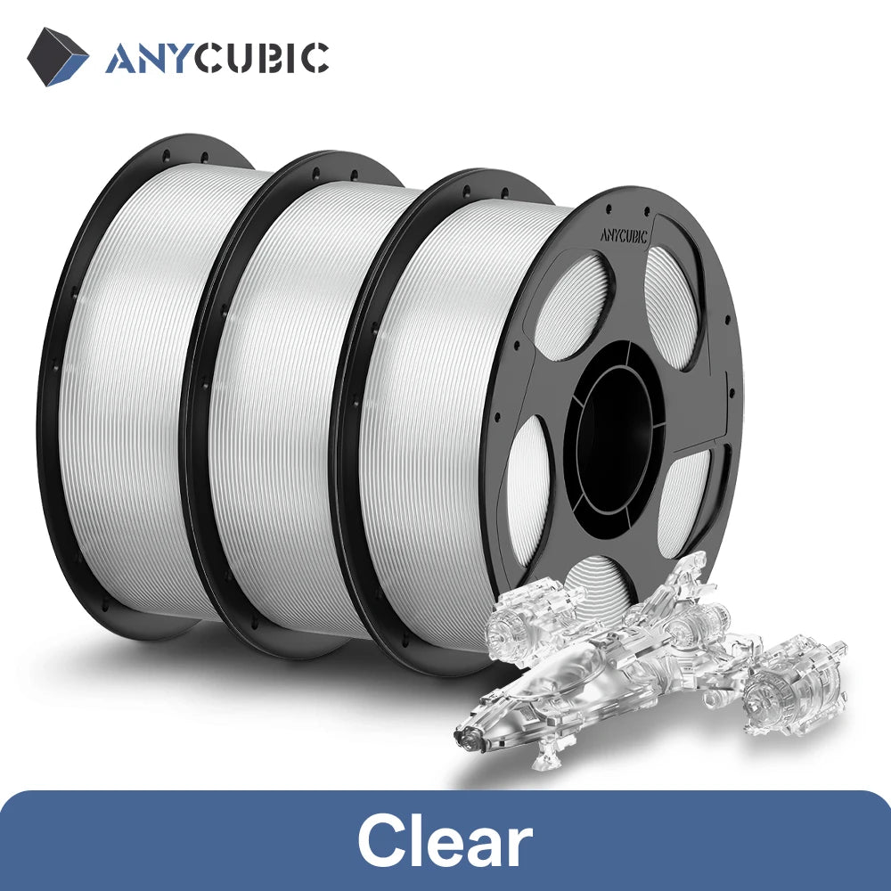 ANYCUBIC 3KG PETG 3D Printer Filament 1.75mm PLA 3D Printer Filament For Kobra FDM 3D Printer Toy Model Printing MateriaL