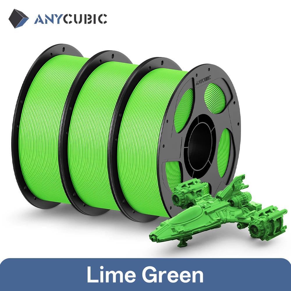 ANYCUBIC 3KG PETG 3D Printer Filament 1.75mm PLA 3D Printer Filament For Kobra FDM 3D Printer Toy Model Printing MateriaL